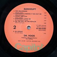 LP - 6C 062-81903 - Bankrupt - Tracklist - Scandinavia - 1975 - 8