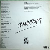 LP - 6C 062-81903 - Bankrupt - Tracklist - Scandinavia - 1975 - 4