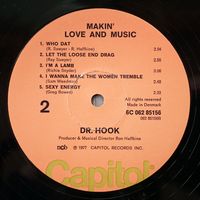 LP - 6C 062-85156 - Makin Love and Music - Scandinavia - 1977 - 6