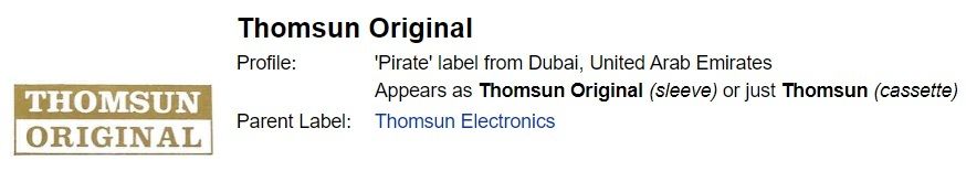 P - Label - THOMSUN