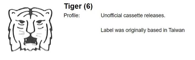 P - Label - Tiger