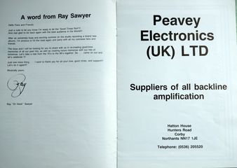 Prog - Ray Sawyer - UK Tour 1988 - 1988 - UK - 4